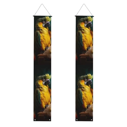 Sommer Papagei Druck 2025 Graduation Veranda Banner Congrats Grade Dekorationen Partyzubehör Veranda Schild von DUWAA