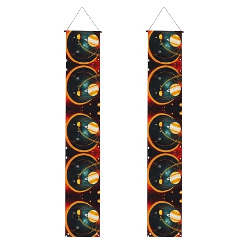 Sonnensystem Jupiter Saturn Print 2025 Graduation Veranda Banner Congrats Grade Dekorationen Partyzubehör Veranda Schild von DUWAA