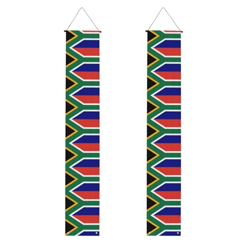 Südafrikanische Flagge Druck 2025 Abschlussfeier Veranda Banner Congrats Grade Dekorationen Partyzubehör Veranda Schild von DUWAA