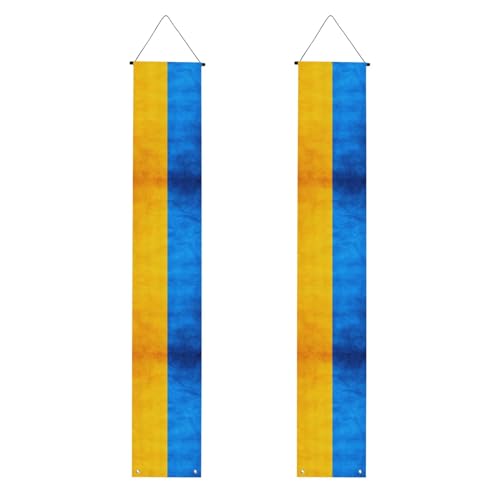 Ukrainische Flagge Druck 2025 Abschlussfeier Veranda Banner Congrats Grade Dekorationen Partyzubehör Veranda Schild von DUWAA
