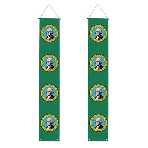 Washington Flagge Druck 2025 Graduation Veranda Banner Congrats Grade Dekorationen Partyzubehör Veranda Schild von DUWAA