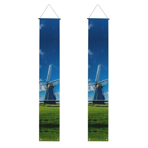Windmühlen-Blaudruck 2025 Abschluss-Banner, Congrats Grade Dekorationen, Partyzubehör, Veranda-Schild von DUWAA