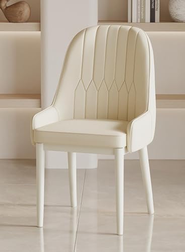 DUWENCHU 2er-Set Moderne Esszimmerstühle aus Kunstleder mit Metallbeinen. Gepolsterte Küchenstühle für Esszimmer, Wohnzimmer, Lounge oder Empfangsbereich von DUWENCHU