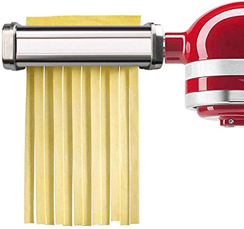 DUWIN Roller und Teigmesser, Befestigung 3 in 1, Nudeln, für alle Küchenmaschine zur Befestigung von Nudeln, Kitchenaid, Zubehör für Pasta von DUWIN