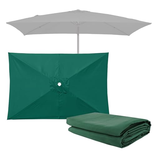 200x200cm /300x300cm Quadratisch Sonnenschirm Ersatzbezug Ampelschirm-Abdeckung 4/8 Streben UV 50+, 300x200cm Rechteckig Sonnenschirmbezug Ersatz 6 Streben, Terrasse Balkon Sonnenschutz(Green,300X200c 200x200cm /300x300cm Quadratisch Sonnenschirm Ersatzbezug Ampelschirm-Abdeckung 4/8 Streben UV 50+, 300x200cm Rechteckig Sonnenschirmbezug Ersatz 6 Streben, Terrasse Balkon Sonnenschutz(Green,300X200c von DUYULIANG