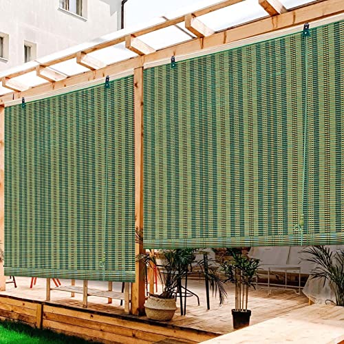 DUYULIANG Bambu Jalousien Rollo Für Innen, Fenster-Rollo Bambusrollo Bambus Raffrollos, RollläDen FüR Fenster Tür, Anpassbar, Sonnenschutz Dekoration Lüftung Sichtschutz Rollläden Vorhänge DUYULIANG Bambu Jalousien Rollo Für Innen, Fenster-Rollo Bambusrollo Bambus Raffrollos, RollläDen FüR Fenster Tür, Anpassbar, Sonnenschutz Dekoration Lüftung Sichtschutz Rollläden Vorhänge von DUYULIANG