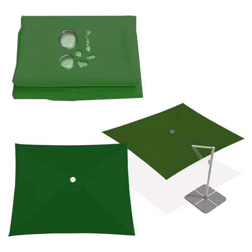 Sonnenschirm Ersatzbezug, 300x200cm 6Streben Gartenschirm Ersatz-Bezug, 200x200cm /300x300cm 4/8Streben Quadratisch Terrassenschirm Ersatzteile UV-Schutz Wasserdicht Für Hof Strand Pool(Green,300X200c Sonnenschirm Ersatzbezug, 300x200cm 6Streben Gartenschirm Ersatz-Bezug, 200x200cm /300x300cm 4/8Streben Quadratisch Terrassenschirm Ersatzteile UV-Schutz Wasserdicht Für Hof Strand Pool(Green,300X200c von DUYULIANG