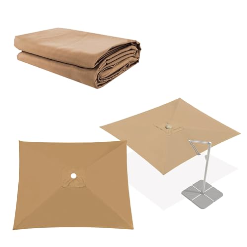 Sonnenschirm Ersatzbezug, 300x200cm 6Streben Gartenschirm Ersatz-Bezug, 200x200cm /300x300cm 4/8Streben Quadratisch Terrassenschirm Ersatzteile UV-Schutz Wasserdicht Für Hof Strand Pool(Khaki,300X200c Sonnenschirm Ersatzbezug, 300x200cm 6Streben Gartenschirm Ersatz-Bezug, 200x200cm /300x300cm 4/8Streben Quadratisch Terrassenschirm Ersatzteile UV-Schutz Wasserdicht Für Hof Strand Pool(Khaki,300X200c von DUYULIANG