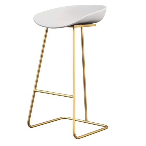 DUddTTW Barhocker Einfacher Barstuhl, 65 cm/70 cm/75 cm, Thekenhocker mit goldenem Bein und Kunststoffkissen, hoher Hocker, Belastung 200 kg, Barhocker aus Metall Platz sparen DUddTTW Barhocker Einfacher Barstuhl, 65 cm/70 cm/75 cm, Thekenhocker mit goldenem Bein und Kunststoffkissen, hoher Hocker, Belastung 200 kg, Barhocker aus Metall Platz sparen von DUddTTW