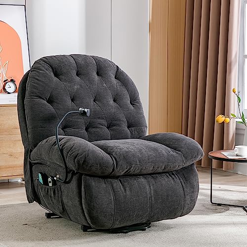 DUlVBPE Stoff Elektrisch Relaxsessel mit Handyhalter, Fernsehsessel mit Liegefunktion Massagefunktion Wärmefunktion, Massagesessel mit Fernbedienung, Ruhesessel Stoff, Liegesessel neues Modell DUlVBPE Stoff Elektrisch Relaxsessel mit Handyhalter, Fernsehsessel mit Liegefunktion Massagefunktion Wärmefunktion, Massagesessel mit Fernbedienung, Ruhesessel Stoff, Liegesessel neues Modell von DUlVBPE