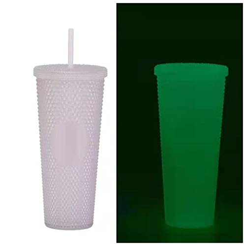 Kaffeetasse 710 ml Diamant Kaffeetasse Kaltwasserbecher Tumbler Becher mit Stroh Doppelschicht Kunststoff Durian Cup ohne Logo Strahlende Göttin Tassen Kaffeetasse Groß (Color : Glow in the dark, Si Kaffeetasse 710 ml Diamant Kaffeetasse Kaltwasserbecher Tumbler Becher mit Stroh Doppelschicht Kunststoff Durian Cup ohne Logo Strahlende Göttin Tassen Kaffeetasse Groß (Color : Glow in the dark, Si von DUnLap