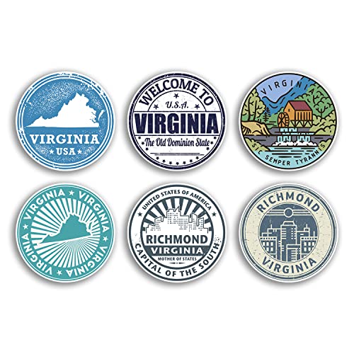 Virginia Vinyl-Aufkleber, 6 x 10 cm, Richmond US State America Reisekarte Flagge Urlaub Gepäck Design Geschenk #78822 Virginia Vinyl-Aufkleber, 6 x 10 cm, Richmond US State America Reisekarte Flagge Urlaub Gepäck Design Geschenk #78822 von DV DESIGN