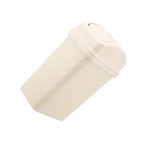 Einfacher Mülleimer im Haushaltsstil for Schütteln des Deckels, kreativer drehbarer Mülleimer mit Deckel, schräger Mülleimer mit Schwingdeckel, abnehmbarer Haushaltsdeckel, leicht zu reinigen(Beige) Einfacher Mülleimer im Haushaltsstil for Schütteln des Deckels, kreativer drehbarer Mülleimer mit Deckel, schräger Mülleimer mit Schwingdeckel, abnehmbarer Haushaltsdeckel, leicht zu reinigen(Beige) von DVERFSWEV-GH