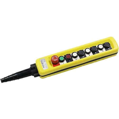 1 Stück XAC-A8713 Wasserdichter Druckknopfschalter for Verkehrskransteuerung for Hebezeuge Oben Unten Links Rechts Not-Aus-Schalter Gelb 1 Stück XAC-A8713 Wasserdichter Druckknopfschalter for Verkehrskransteuerung for Hebezeuge Oben Unten Links Rechts Not-Aus-Schalter Gelb von DVFMR