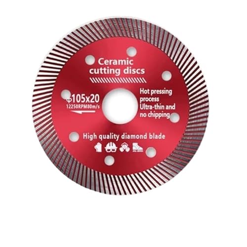 105mm Turbo Diamant Sägeblatt Disc Porzellan Fliesen Keramik Granit Marmor Schneiden Klingen for Winkel Grinder Diamant Sägeblatt 105mm Turbo Diamant Sägeblatt Disc Porzellan Fliesen Keramik Granit Marmor Schneiden Klingen for Winkel Grinder Diamant Sägeblatt von DVFMR