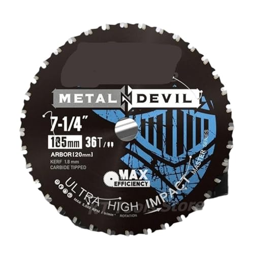110/115/125/145/150/185 mm Kaltsägeblatt, Trennscheibe for Metall und Stahl, Hartmetall-Sägeblatt for Winkeleisen, Gewindestangen, Leitungen(110mmx20mmx36T) von DVFMR