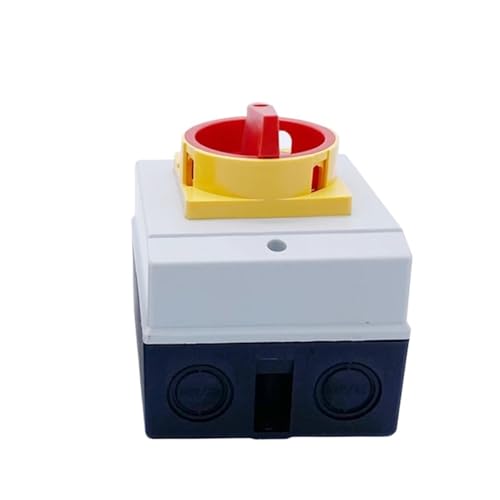 25A 32A 40A 63A Trennschalter EIN-AUS Verriegelung Festes Vorhängeschloss Drehnocken Wasserdichtes Gehäuse 690V Zwei Positionen YMD11(4P 125-100-80,25A) von DVFMR