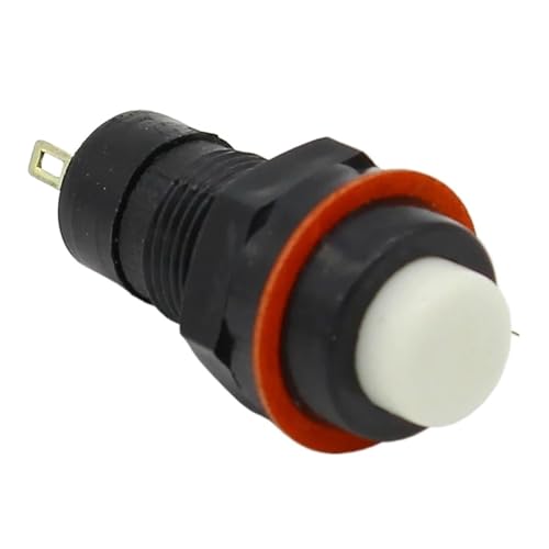 6 Stück selbstsichernder Drucktastenschalter 10 mm(Yellow) von DVFMR