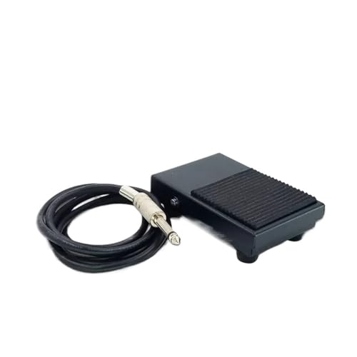 Fußschalter TFS-1 6,35 mm 10 A 250 VAC 12 V 24 V Fußschalter mit Tonschalter Mit einem 1,5 Meter langen Kabel von DVFMR