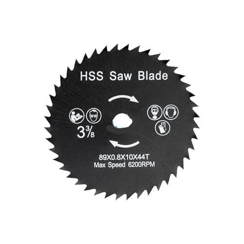Sägeblatt 89x10mm 44T/60T Kreissägeblatt Beschichtetes Holz Metall Schneidwerkzeug Sägescheibe(89x10mm 60T) von DVFMR