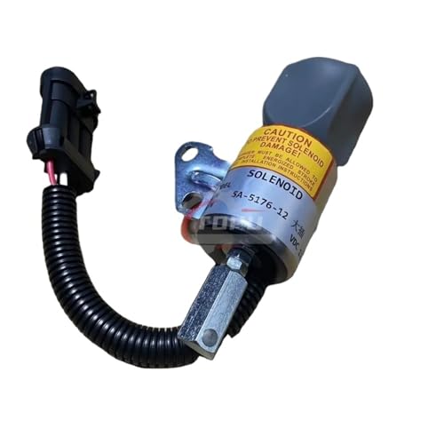 12V Motor Flammendurchschlag Magnetventil 7000782 Stop Magnet For 418 E08 E10 E17 E19 E20 von DVFUCUECE