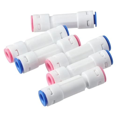 6pcs 1/4" Check Valve One Way Plastic Push to Connect Valve RO Water Filters Quick Connect Fittings Water Purifier 6pcs 1/4" Check Valve One Way Plastic Push to Connect Valve RO Water Filters Quick Connect Fittings Water Purifier von DVFUCUECE
