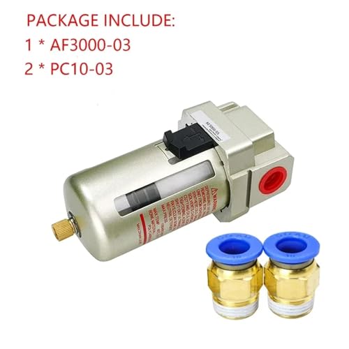 AF2000-02 AF3000-03 AF4000-04 Kompressor Luftpumpe Filter Öl Und Wasser Separator Luft Quelle Prozessor(AF3000 03 PC10 03,Fiber Filter) von DVFUCUECE