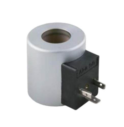 Hydraulische magnetventilspule drei-stecker 02-DL innere loch 23MM höhe 50 AC220V DC24V(DC24V plastic case Black) von DVFUCUECE