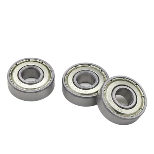 Kugellager 608Z 608ZZ ABEC-7 Rillenkugellager 8 x 22 x 7 mm Mini-Kugellager aus Kohlenstoffstahl for Skateboard-Roller 3D-Druckerteile(100pcs) von DVFUCUECE