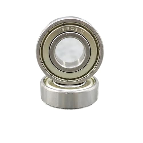 Machine Bearing 6200 6201 6202 6203 6204 6205 6206 6207 ZZ Metal Seal Low Noise Chrome Steel Deep Groove Ball Bearing(6202 ZZ 2pcs) von DVFUCUECE