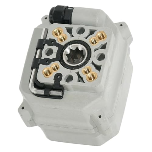 Miniatur-elektrischer Steuerventilantrieb 4-20 MA Anschluss Standard F03 F05 ISO5211 Proportionalventil(Input and output 1 5V) von DVFUCUECE