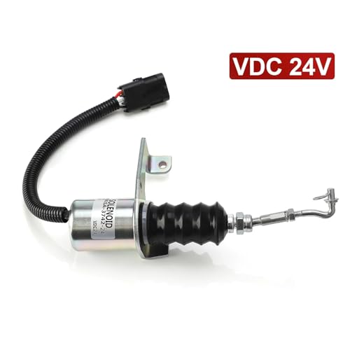 Motorstopp Flammendurchschlag Abschaltung Werkzeug Kraftstoff Abgeschaltet Magnetventil SA 3742 24 SA 3742 12 3932017 DC 12V 24V For Deutz RSV(24V) von DVFUCUECE