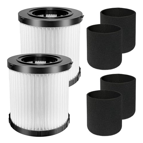 2er-Pack DCV5801H Luftfilter, Kompatibel Mit DEWALT DCV580H, DCV581H 20 V, Max Nass-/Trockensauger-Zubehör 2er-Pack DCV5801H Luftfilter, Kompatibel Mit DEWALT DCV580H, DCV581H 20 V, Max Nass-/Trockensauger-Zubehör von DVNKRFNB