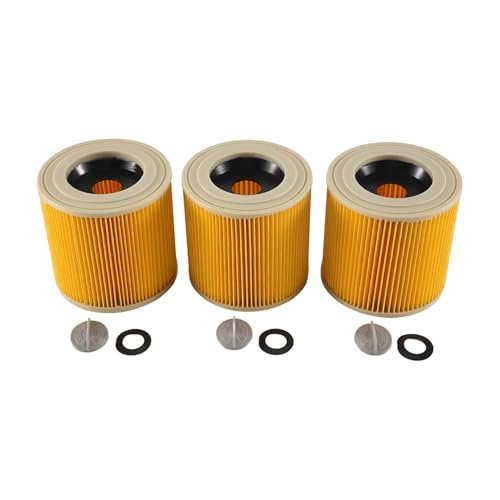3 Patronenfilter, Kompatibel For Karcher Staubsauger WD3 Premium WD2 WD3 WD1 MV3 MV2 WD, Staubsaugerzubehör von DVNKRFNB