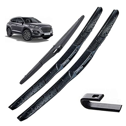 DVOLTS Wischer Front- Und Heckscheibenwischer-Set Für Hyundai Tucson TL 2016-2020 Windschutzscheiben-Windschutzscheiben-Fensterbürsten 26 "16" 14 " von DVOLTS