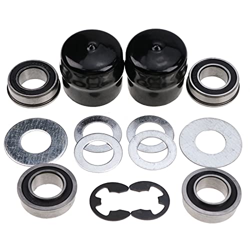 DVPARTS Rasentraktor Achse Hardware Kit Vorderradbuchse auf Lager Umbausatz 532124959 532175039 532009040 für Husqvarna Craftsman Poulan von DVPARTS