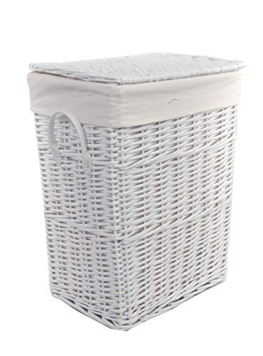 Wäschekorb Weide weiß 40x30 H.55 08WRt-b von dvier