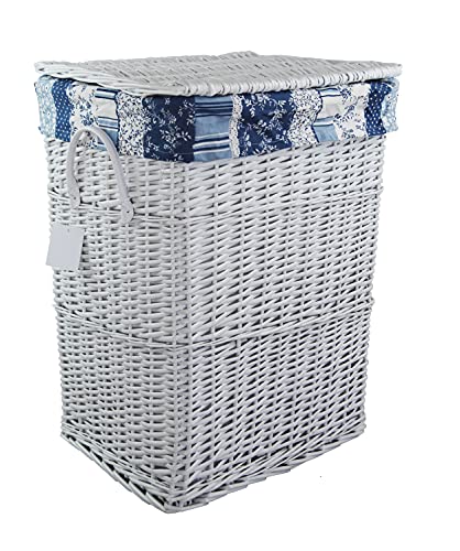 Wäschekorb Weide weiß 48x36 H.62 10WRt-c von dvier