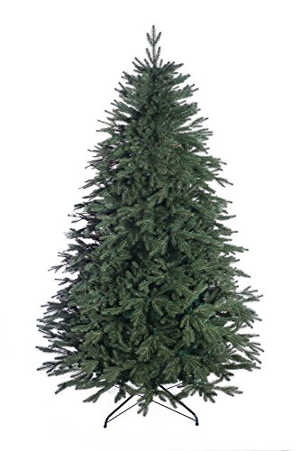 DWA Künstlicher Christbaum Weihnachtsbaum Alpine traditionell Alpenfichte waldgrün luxuriös mit Ständer groß - 180 cm - Alpine Spruce von DWA