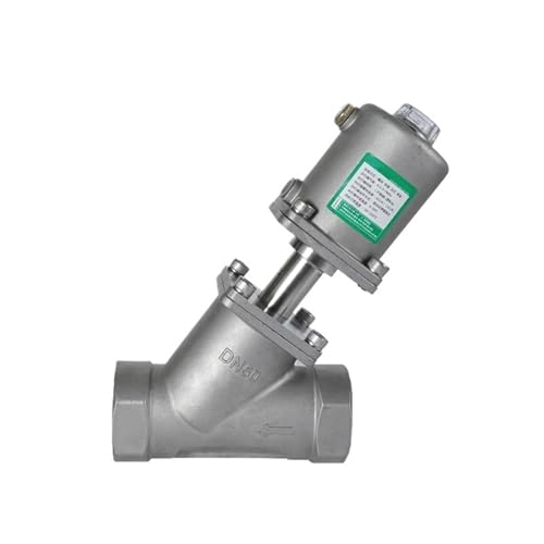 304 Stainless Steel Pneumatic Angle Seat Valve Female thread Y Type High Temperature Steam Shut-Off Valve(2",A TYPE_DOUBLE ACTING) von DWCQYKBZB