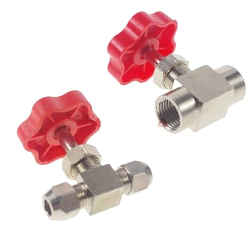 6mm 8mm 10mm 12mm Tube OD 1/8" 1/4" BSP Nickel-Plated Brass Plug Needle Valve(8mm) von DWCQYKBZB