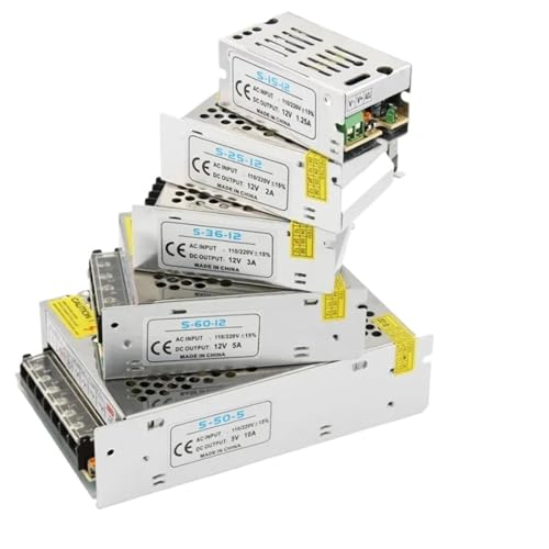 AC DC 5V 12V 24V Netzteil 1A 2A 3A 5A 6A 8A 10A 15A 20A 30A Beleuchtung Transformatoren 220V Zu 5V 12V 24V Netzteil 5 12 24 V(12A,DC12V) von DWCQYKBZB