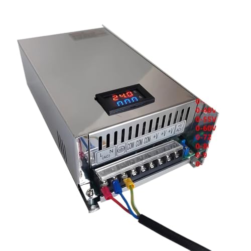 Adjustable Switching Power Supply With Display 0-12V 15V 24V 27V 36V 40V 48V 55V 1000W SMPS 60V 80V 90V 100V 110V 220V DC(220VAC,0-90V) von DWCQYKBZB