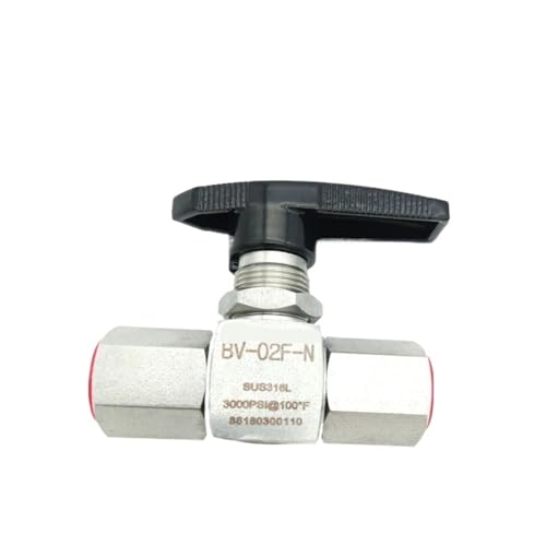 BV-OD/F 1/8 1/4 3/8 1/2 3/4 Stainless Steel Ball Valve 3000 Psi Tube 6000 Psi End Connection/Female NPT Thread(BV-10OD 10mm) von DWCQYKBZB
