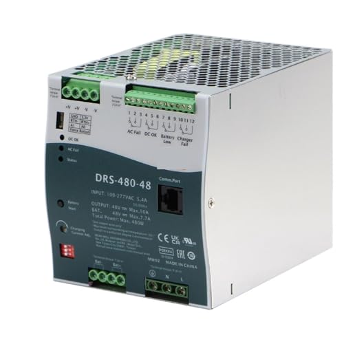 DRS-480 All-in-one Intelligent Security Power Supply 480w 24v 36v 48v AC DC Power Units with DC UPS Battery Charger(24V_480W) von DWCQYKBZB