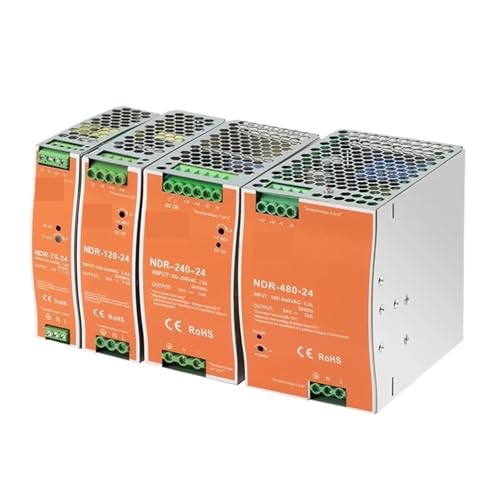 NDR/EDR Rail mounted switch power supply NDR-75 120 150 240 480W-12 24V 48V output industrial DIN rail(12V_120W) von DWCQYKBZB