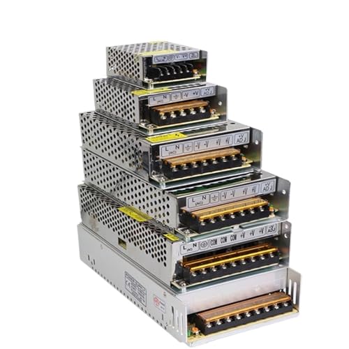 VUSUM Beleuchtungstransformator AC110V-220V auf DC 5V 12V 24V 48V Netzteiladapter 2A 5A 10A 15A 20A 30A LED-Streifenschaltertreiber(24V,8A_220V) von DWCQYKBZB