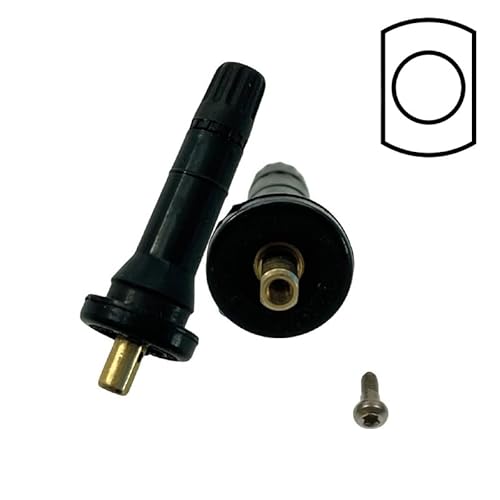 TPMS – RDKS Reifendruckkontrollsystem Ersatzventil Gummiventil passend für Schrader OE- / Zubehör-Sensoren – Typ 5028 SEL Snap-in REV5 Gen4 - Typ 6-207 4 Stück von DWEEKIY