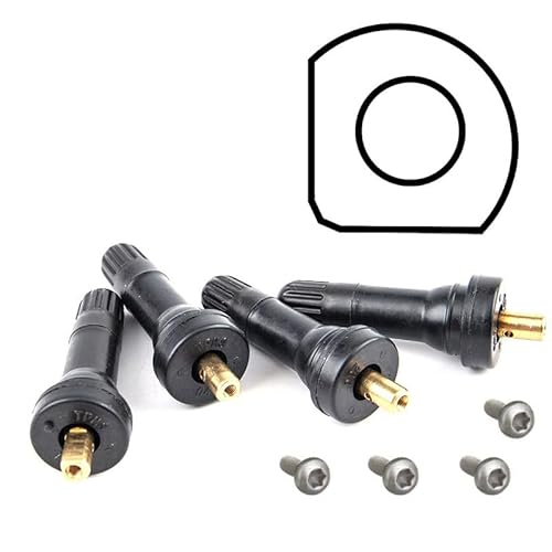 TPMS – RDKS Reifendruckkontrollsystem Ersatzventil Gummiventil passend für Schrader OE- / Zubehör-Sensoren – Typ 5033 SEL HSS - Typ 6-210H 20 Stück von DWEEKIY