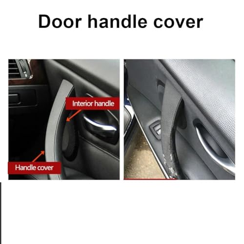 DWGVHGVW Auto Türgriff Linke Innentürgriffe Innentürgriffverkleidung Zugverkleidung Für E90 E91 3er-Serie 2005 2006 2007 2008 2009 2010 2011 2012 von DWGVHGVW